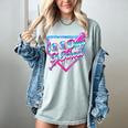 100 Days Of School Baseball 100th Day Ice Cream Boys Kids Women's Comfort Colors T-Shirt Denim
