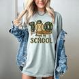 100 Days Of School Baseball Camo Boys Kids 100th Day Women's Comfort Colors T-Shirt Denim