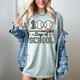 100 Days Of School Baseball Camo Boys School Teacher Women's Comfort Colors T-Shirt Denim 100 Days Of School Baseball Camo Boys School Teacher Women's Comfort Colors T-Shirt Denim