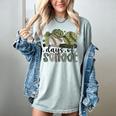 100 Days Of School Baseball Camo Cap Kids Boys 100th Day Women's Comfort Colors T-Shirt Denim