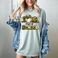 100 Days Of School Baseball Camo School Teacher Boy Women's Comfort Colors T-Shirt Denim 100 Days Of School Baseball Camo School Teacher Boy Women's Comfort Colors T-Shirt Denim