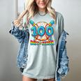 100 Days Of School Baseball Drip Boys 100th Day Of School Women's Comfort Colors T-Shirt Denim 100 Days Of School Baseball Drip Boys 100th Day Of School Women's Comfort Colors T-Shirt Denim
