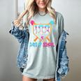100 Days Of School Baseball Ice Cream Drip 100th Day School Women's Comfort Colors T-Shirt Denim 100 Days Of School Baseball Ice Cream Drip 100th Day School Women's Comfort Colors T-Shirt Denim