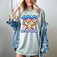 100 Days Of School Baseball Ice Cream Drip Kids Boys Teacher Women's Comfort Colors T-Shirt Denim