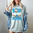 100 Days Of School Baseball Ice Cream Drip Student Kids Boys Women's Comfort Colors T-Shirt Denim