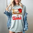 100 Days Of School Baseball Player Sports Game Teacher Kid Women's Comfort Colors T-Shirt Denim