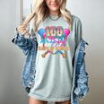 100 Drippy Days Of School Baseball Ice Cream Drip Boys Kids Women's Comfort Colors T-Shirt Denim 100 Drippy Days Of School Baseball Ice Cream Drip Boys Kids Women's Comfort Colors T-Shirt Denim