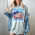 250 Years 1776 2026 250th Baseball American Flag 4th Of July Women's Comfort Colors T-Shirt Denim