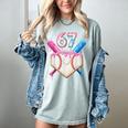 6 7 Baseball Dripping Six Seven Gen Alpha Slang Women's Comfort Colors T-Shirt Denim 6 7 Baseball Dripping Six Seven Gen Alpha Slang Women's Comfort Colors T-Shirt Denim