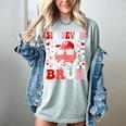 6 7 Bruh Six Seven Valentine Heart Baseball Women's Comfort Colors T-Shirt Denim