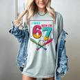 I Was 6 Now Im 7 Ice Cream Drip Baseball For Men Women Kids Women's Comfort Colors T-Shirt Denim