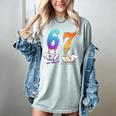 6 7 Six Seven Meme Hands Ice Cream Baseball Drip Boy Girl Women's Comfort Colors T-Shirt Denim 6 7 Six Seven Meme Hands Ice Cream Baseball Drip Boy Girl Women's Comfort Colors T-Shirt Denim