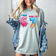 I Was 6 Now I'm 7 Birthday Baseball Drip For Boys Kid Women's Comfort Colors T-Shirt Denim