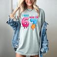 I Was 6 Now I'm 7 Meme Six Seven Baseball 7th Birthday Women's Comfort Colors T-Shirt Denim I Was 6 Now I'm 7 Meme Six Seven Baseball 7th Birthday Women's Comfort Colors T-Shirt Denim