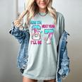 Now Im 6 Next Year I'Ll Be 7 Baseball Ice Cream Drip 67 Meme Women's Comfort Colors T-Shirt Denim