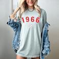 60 Year Old 1966 Classic Baseball 60th Birthday Women's Comfort Colors T-Shirt Denim