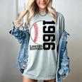 60th Birthday Baseball Limited Edition 1966 Women's Comfort Colors T-Shirt Denim