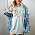 67 Baseball Ice Cream Drip Number Women's Comfort Colors T-Shirt Denim 67 Baseball Ice Cream Drip Number Women's Comfort Colors T-Shirt Denim