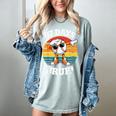 67 Days Of School Bruh Teacher Kids Dabbing Baseball Women's Comfort Colors T-Shirt Denim