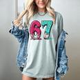 67 Ice Cream Drip Baseball Gen Alpha Slang Six Seven Meme Women's Comfort Colors T-Shirt Denim 67 Ice Cream Drip Baseball Gen Alpha Slang Six Seven Meme Women's Comfort Colors T-Shirt Denim