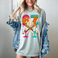 67 Ice Cream Drip Baseball Number 67 Player 67th Birthday Premium Tri-Blend Women's Comfort Colors T-Shirt Denim