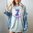 67 Six Seven Meme Baseball Ice Cream Drip 67 Gen Alpha Slang Women's Comfort Colors T-Shirt Denim