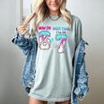 6th Birthday Now I'm 6 Next Year I'Ll Be 7 Baseball Drip 67 Women's Comfort Colors T-Shirt Denim