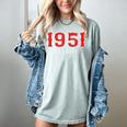 75 Year Old 1951 Classic Baseball Fan 75th Birthday Women's Comfort Colors T-Shirt Denim 75 Year Old 1951 Classic Baseball Fan 75th Birthday Women's Comfort Colors T-Shirt Denim