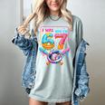 7th Birthday Boys I Was 6 Now I'm 7 Baseball Ice Cream Drip Women's Comfort Colors T-Shirt Denim 7th Birthday Boys I Was 6 Now I'm 7 Baseball Ice Cream Drip Women's Comfort Colors T-Shirt Denim
