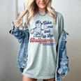 Take Me Out To The Ball Game Retro Peanuts Baseball Sports Women's Comfort Colors T-Shirt Denim Take Me Out To The Ball Game Retro Peanuts Baseball Sports Women's Comfort Colors T-Shirt Denim