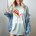 Ball Mom Heart Soccer Basketball Baseball Football Mom Women's Comfort Colors T-Shirt Denim Ball Mom Heart Soccer Basketball Baseball Football Mom Women's Comfort Colors T-Shirt Denim