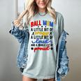 Ball Mom Proud Volleyball Baseball Mom Women's Comfort Colors T-Shirt Denim Ball Mom Proud Volleyball Baseball Mom Women's Comfort Colors T-Shirt Denim