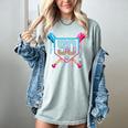 Baseball 50 Year Old Ice Cream Drip 50th Birthday Number 50 Women's Comfort Colors T-Shirt Denim