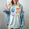 Baseball 67 Ice Cream Drip Six Seven Boys Meme Women's Comfort Colors T-Shirt Denim Baseball 67 Ice Cream Drip Six Seven Boys Meme Women's Comfort Colors T-Shirt Denim