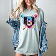 Baseball 8 Year Old Boy Ice Cream Drip 8th Birthday Player Women's Comfort Colors T-Shirt Denim Baseball 8 Year Old Boy Ice Cream Drip 8th Birthday Player Women's Comfort Colors T-Shirt Denim