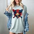 Baseball 8 Year Old Splash Drip 8th Birthday Boy Number 8 Women's Comfort Colors T-Shirt Denim Baseball 8 Year Old Splash Drip 8th Birthday Boy Number 8 Women's Comfort Colors T-Shirt Denim