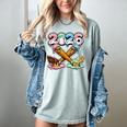 Baseball Bat 2026 Hands Drip Boys Ice Cream Dripping Youth Women's Comfort Colors T-Shirt Denim Baseball Bat 2026 Hands Drip Boys Ice Cream Dripping Youth Women's Comfort Colors T-Shirt Denim