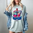 Baseball Bat Hands Drip 67 Six Seven Gen Alpha Slang Meme Women's Comfort Colors T-Shirt Denim