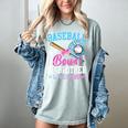 Baseball Or Bows Big Brother Loves You Gender Pink Or Blue Women's Comfort Colors T-Shirt Denim Baseball Or Bows Big Brother Loves You Gender Pink Or Blue Women's Comfort Colors T-Shirt Denim
