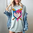 Baseball Boys Ice Cream Drip Baseball Women's Comfort Colors T-Shirt Denim