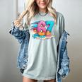 Baseball Drip Ice Cream 67 Graffiti Splash Melt Women's Comfort Colors T-Shirt Denim Baseball Drip Ice Cream 67 Graffiti Splash Melt Women's Comfort Colors T-Shirt Denim