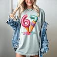 Baseball Drip Ice Cream 67 Women's Comfort Colors T-Shirt Denim Baseball Drip Ice Cream 67 Women's Comfort Colors T-Shirt Denim