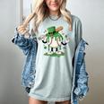 Baseball Drip Ice Cream Boys Kids Shamrock St Patricks Day Women's Comfort Colors T-Shirt Denim