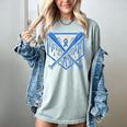 Baseball Drip Ice Cream Diabetes Awareness Ribbon Boys Girls Women's Comfort Colors T-Shirt Denim Baseball Drip Ice Cream Diabetes Awareness Ribbon Boys Girls Women's Comfort Colors T-Shirt Denim