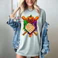 Baseball Drip Ice Cream Drip Halloween Baseball Lovers Women's Comfort Colors T-Shirt Denim Baseball Drip Ice Cream Drip Halloween Baseball Lovers Women's Comfort Colors T-Shirt Denim