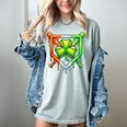 Baseball Drip Ice Cream St Patricks Day Shamrock Lucky Women's Comfort Colors T-Shirt Denim Baseball Drip Ice Cream St Patricks Day Shamrock Lucky Women's Comfort Colors T-Shirt Denim