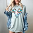 Baseball Drip Ice Cream Strong Character Women's Comfort Colors T-Shirt Denim Baseball Drip Ice Cream Strong Character Women's Comfort Colors T-Shirt Denim