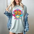 Baseball Drip Jersey Number 99 For Players & 99th Birthday Women's Comfort Colors T-Shirt Denim Baseball Drip Jersey Number 99 For Players & 99th Birthday Women's Comfort Colors T-Shirt Denim