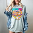 Baseball Drip Number 67 Ice Cream Home Plate Drip Women's Comfort Colors T-Shirt Denim Baseball Drip Number 67 Ice Cream Home Plate Drip Women's Comfort Colors T-Shirt Denim