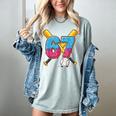 Baseball Drip Number 67 Player 67th Birthday Meme Gen Alpha Women's Comfort Colors T-Shirt Denim Baseball Drip Number 67 Player 67th Birthday Meme Gen Alpha Women's Comfort Colors T-Shirt Denim